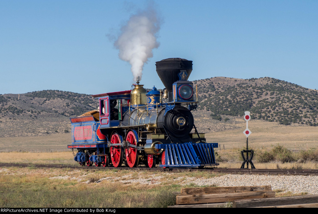 CPRR 60 - Jupiter doing a run-by for park visitors